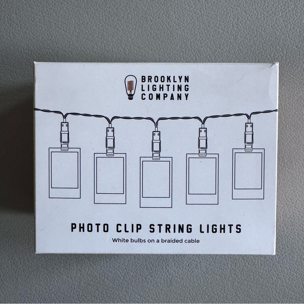 Photo Clip String | Decorative Christmas Lights | 20 Clear LED | NEW | Free Gift